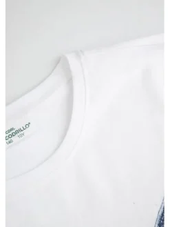 Coccodrillo T-Shirt WC6143201VGB-001 Biały Regular Fit