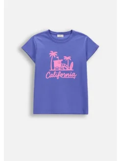 Coccodrillo T-Shirt WC6143211VGB-016 Fioletowy Regular Fit
