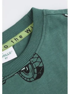 Coccodrillo T-Shirt WC5143204WBK-011 Zielony Regular Fit
