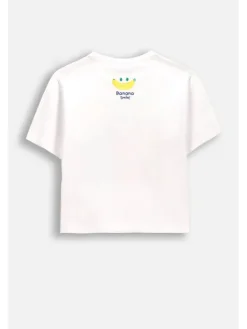 Coccodrillo T-Shirt WC6143204WGK-001 Biały Regular Fit