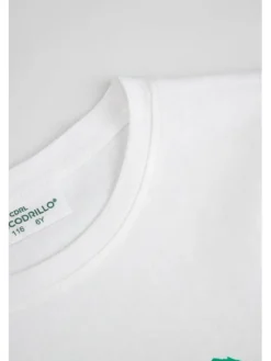 Coccodrillo T-Shirt WC6143205WGK-001 Biały Regular Fit