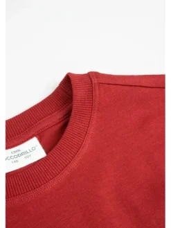 Coccodrillo T-Shirt ZC6143202ABJ-017 Bordowy Regular Fit