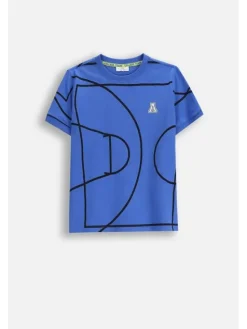 Coccodrillo T-Shirt ZC5143202ABJ-032 Granatowy Regular Fit