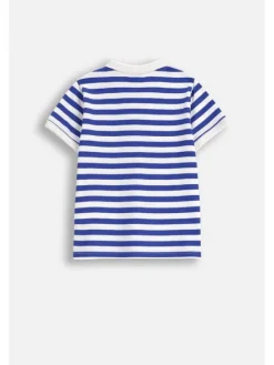 Coccodrillo T-Shirt ZC5143601ABK-032 Granatowy Regular Fit