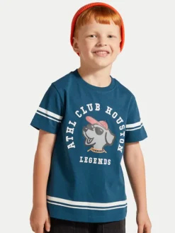 Coccodrillo T-Shirt ZC4143202ABK Niebieski Regular Fit