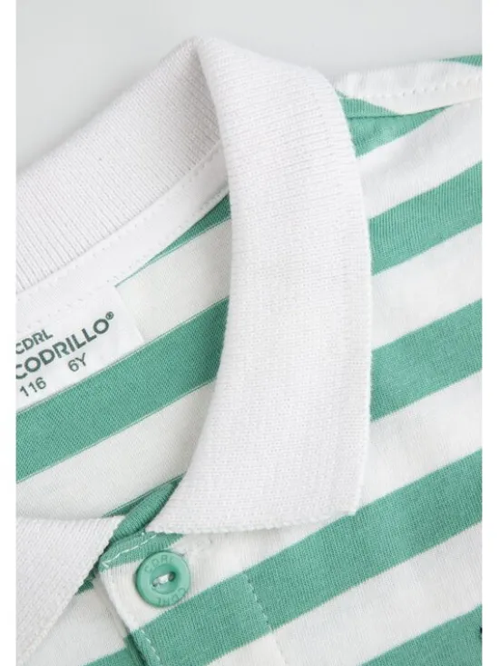 Coccodrillo T-Shirt ZC5143601ABK-011 Zielony Regular Fit