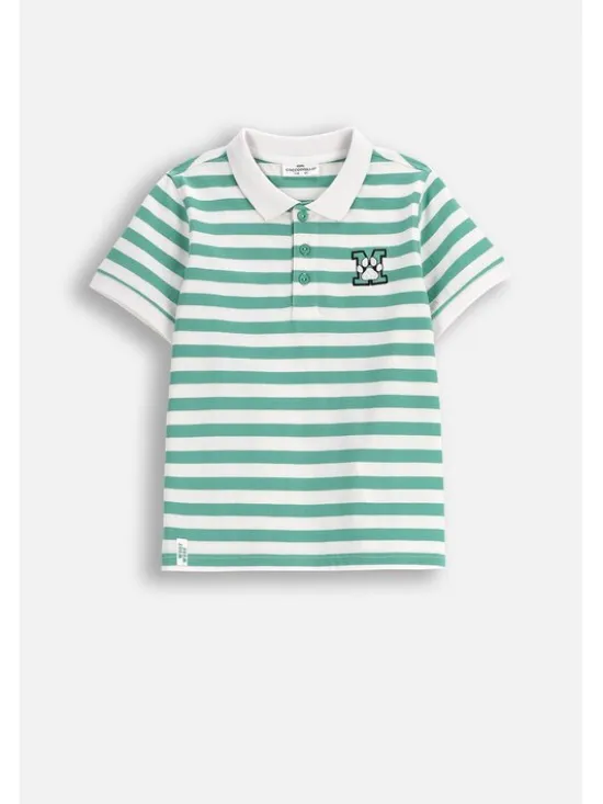 Coccodrillo T-Shirt ZC5143601ABK-011 Zielony Regular Fit