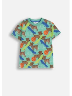 Coccodrillo T-Shirt ZC5143202ABK-011 Zielony Regular Fit
