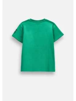 Coccodrillo T-Shirt ZC6143203ABK-011 Zielony Regular Fit