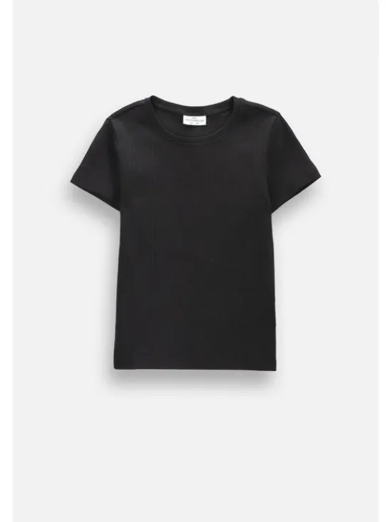 Coccodrillo T-Shirt ZC6143207AGJ-021 Czarny Regular Fit