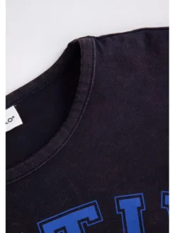 Coccodrillo T-Shirt ZC5143101AGJ-015 Granatowy Regular Fit