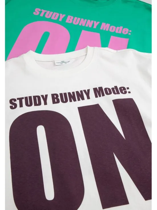 Coccodrillo T-Shirt ZC6143204AGJ-003 Kremowy Regular Fit