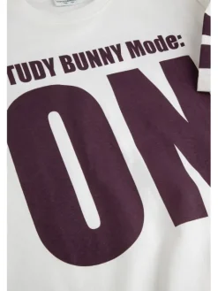 Coccodrillo T-Shirt ZC6143204AGJ-003 Kremowy Regular Fit