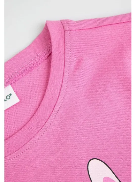 Coccodrillo T-Shirt ZC6143205AGK-007 Różowy Regular Fit