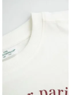 Coccodrillo T-Shirt ZC6143203FGJ-003 Kremowy Regular Fit