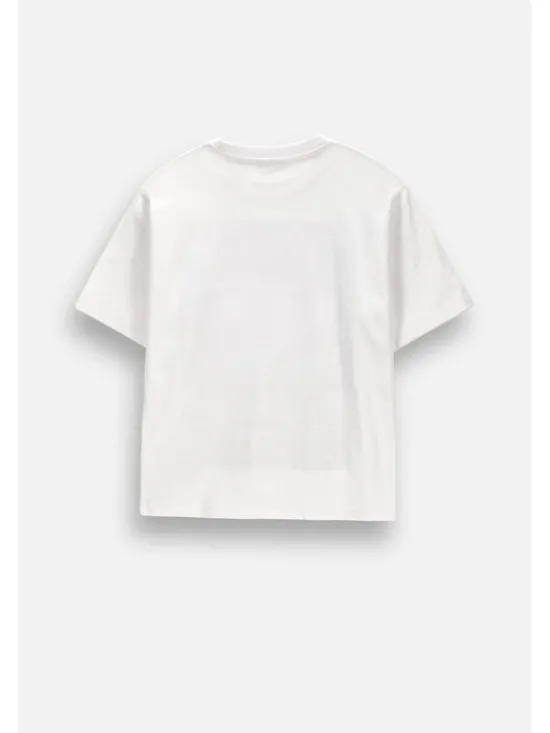 Coccodrillo T-Shirt ZC6143204GBJ-001 Biały Regular Fit