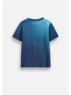 Coccodrillo T-Shirt ZC6143204GBK-014 Niebieski Regular Fit