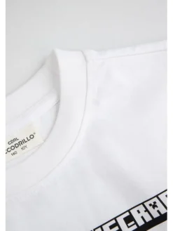 Coccodrillo T-Shirt ZC5143214LBD-001 Biały Regular Fit