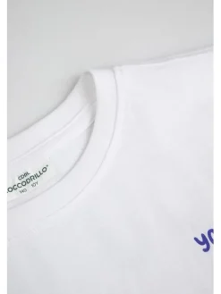Coccodrillo T-Shirt ZC6143218LGD-001 Biały Regular Fit