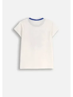 Coccodrillo T-Shirt ZC5143203LGD-003 Écru Regular Fit
