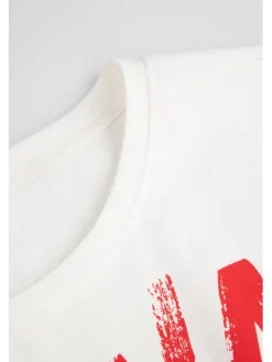 Coccodrillo T-Shirt ZC5143202LGW-003 Écru Regular Fit