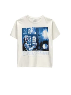 Coccodrillo T-Shirt ZC6143201LGW-003 Kremowy Regular Fit