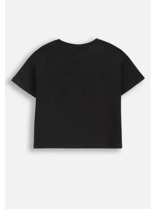 Coccodrillo T-Shirt ZC5143201RGJ-021 Czarny Regular Fit
