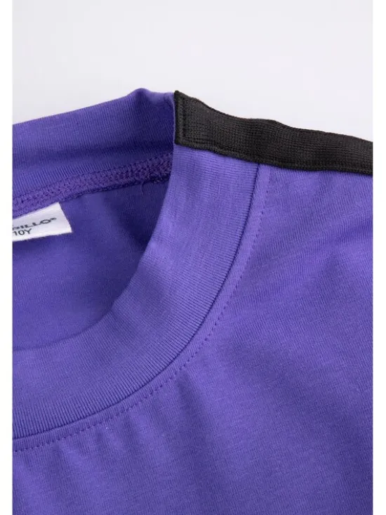 Coccodrillo T-Shirt ZC5143901RGJ-016 Fioletowy Regular Fit