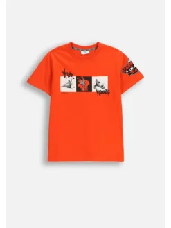 Coccodrillo T-Shirt ZC5143204SBJ-009 Czerwony Regular Fit