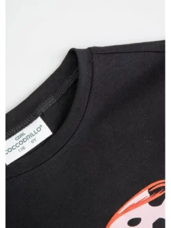 Coccodrillo T-Shirt ZC6143202TGK-021 Czarny Regular Fit