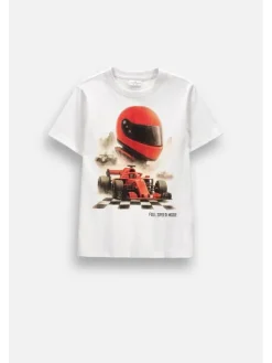 Coccodrillo T-Shirt ZC6143219VBB-001 Biały Regular Fit