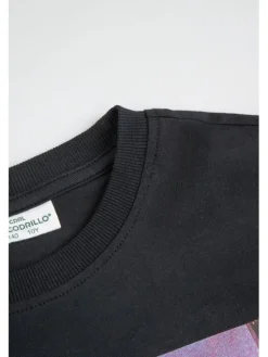 Coccodrillo T-Shirt ZC6143224VBB-021 Czarny Regular Fit