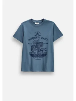 Coccodrillo T-Shirt ZC6143218VBB-014 Niebieski Regular Fit