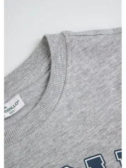 Coccodrillo T-Shirt ZC6143225VBB-019 Szary Regular Fit