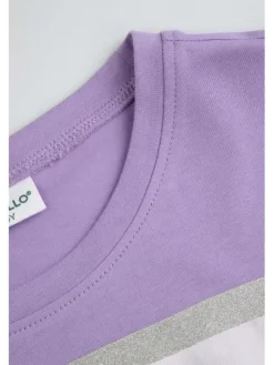Coccodrillo T-Shirt ZC6143214VGA-016 Fioletowy Regular Fit