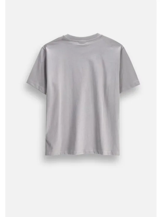 Coccodrillo T-Shirt ZC6143204WBJ-019 Szary Regular Fit