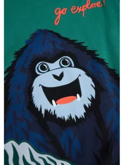 Coccodrillo T-Shirt ZC5143101YBK-011 Zielony Regular Fit