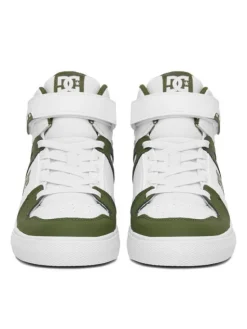 DC Shoes Sneakersy EO-PURE HI TOP EV BOYS DC01795301 Biały