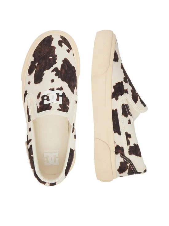 DC Shoes Tenisówki CEO-LEA-BDB-DC006-DZ Beżowy