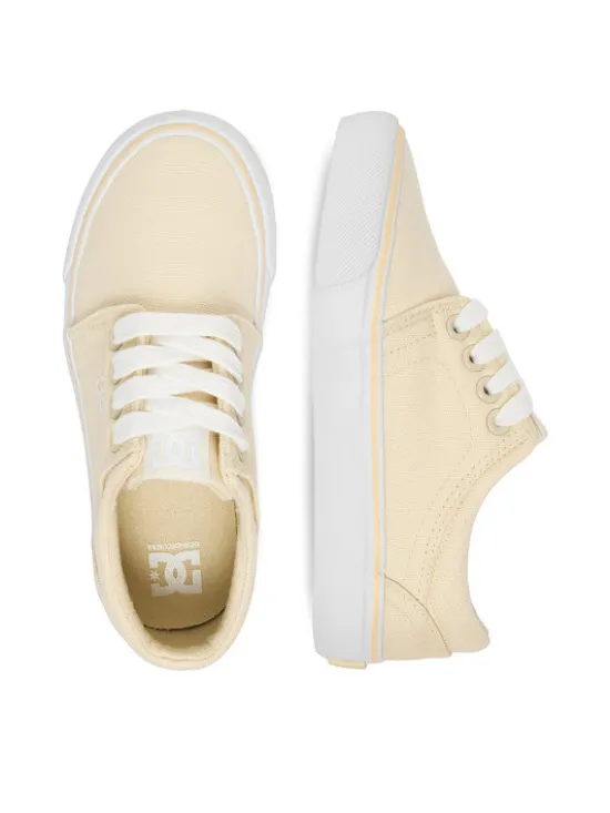 DC Shoes Tenisówki CEOWB-LEA-ZL-DC001-DZ Żółty