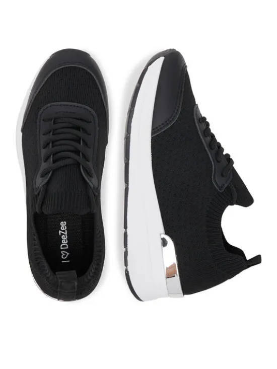 DeeZee Sneakersy CEO-CS062-03 Czarny