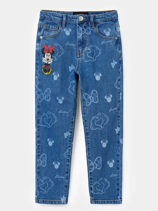 Desigual Jeansy 23WGDD07 Niebieski Regular Fit