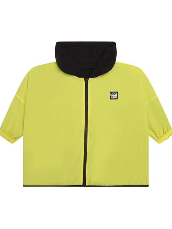 DKNY Wiatrówka D36673 D Żółty Regular Fit