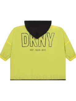 DKNY Wiatrówka D36673 D Żółty Regular Fit