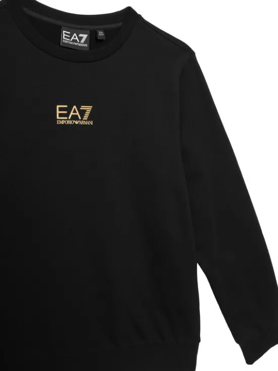 EA7 Emporio Armani Bluza 7B000025 AF10380 MC004 Czarny Regular Fit