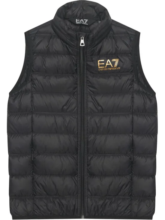 EA7 Emporio Armani Kamizelka 7B000034 AF12477 MC004 Czarny Regular Fit