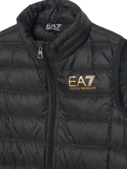 EA7 Emporio Armani Kamizelka 7B000034 AF12477 MC004 Czarny Regular Fit