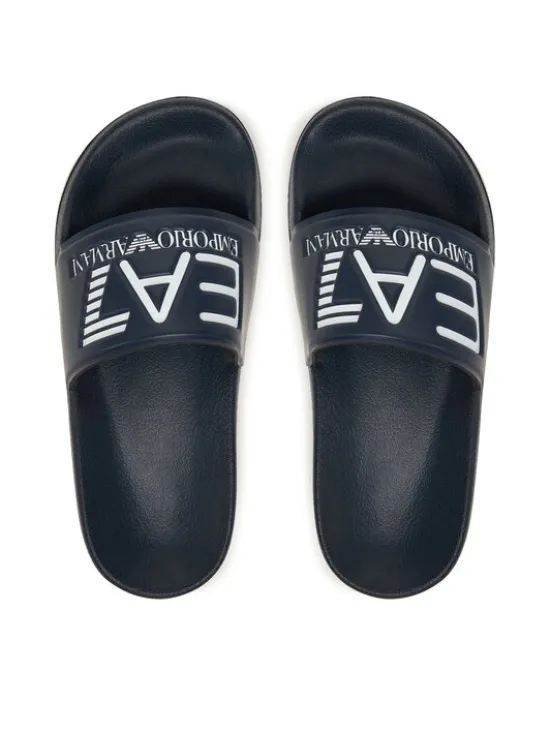 EA7 Emporio Armani Klapki 7Y000037 AF15118 BA045 Granatowy