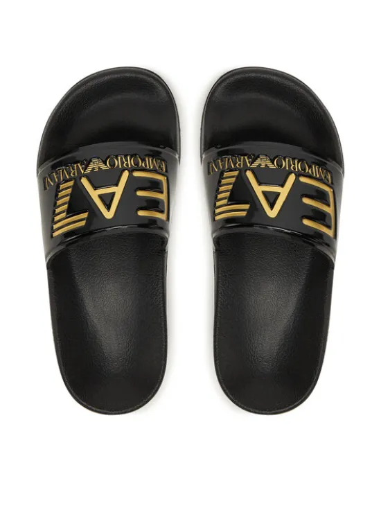 EA7 Emporio Armani Klapki 7Y000037 AF15118 PC001 Czarny