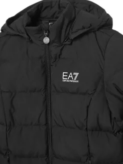 EA7 Emporio Armani Kurtka zimowa 8NFB08 FNF8Z UC001 Czarny Regular Fit